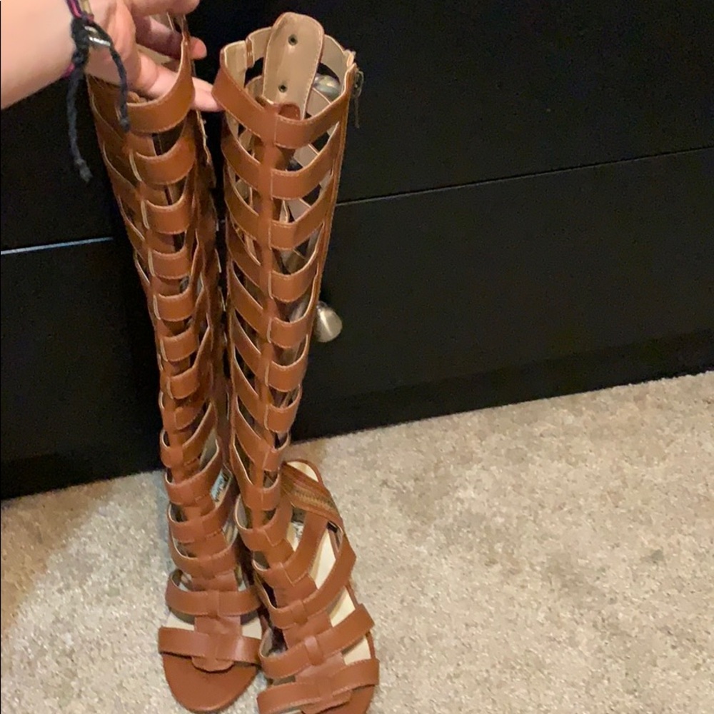 Knee High sandals size 8